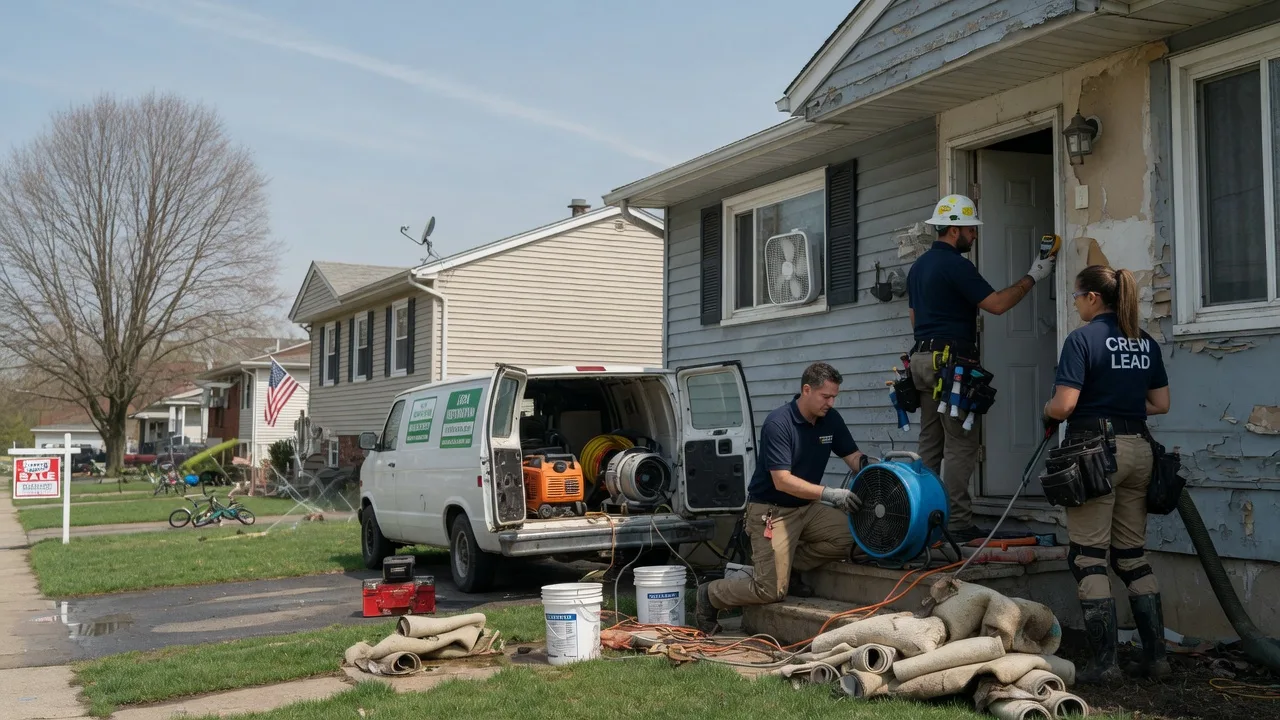 Flood Cleanup in Sharpsville, PA near me